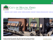 Tablet Screenshot of heathohio.gov